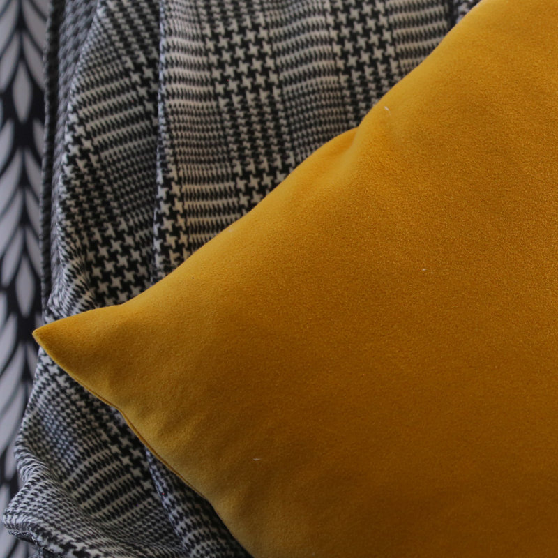 Coussin intérieur / extérieur Calyn, Jaune