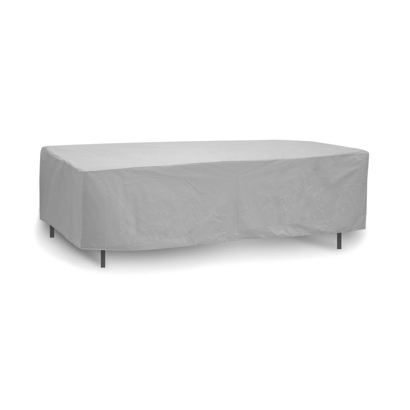 Outdoor Patio Table Cover, 20" H x 48" W x 66" D, Gray