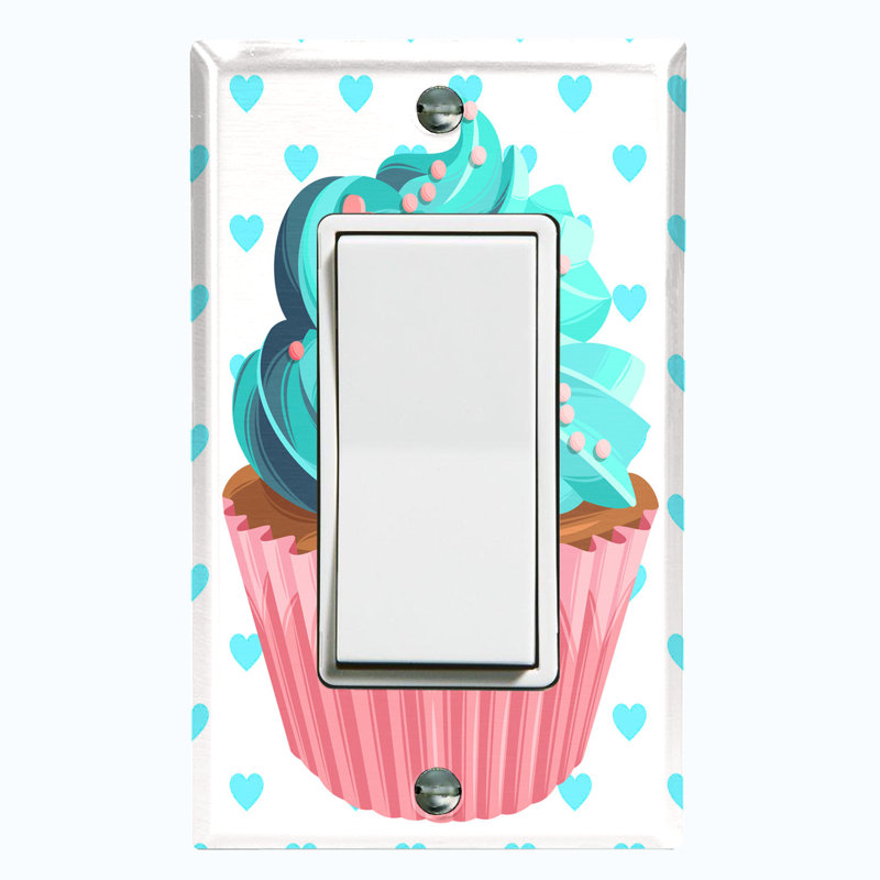 Plaque murale berçante Cupcake Heart