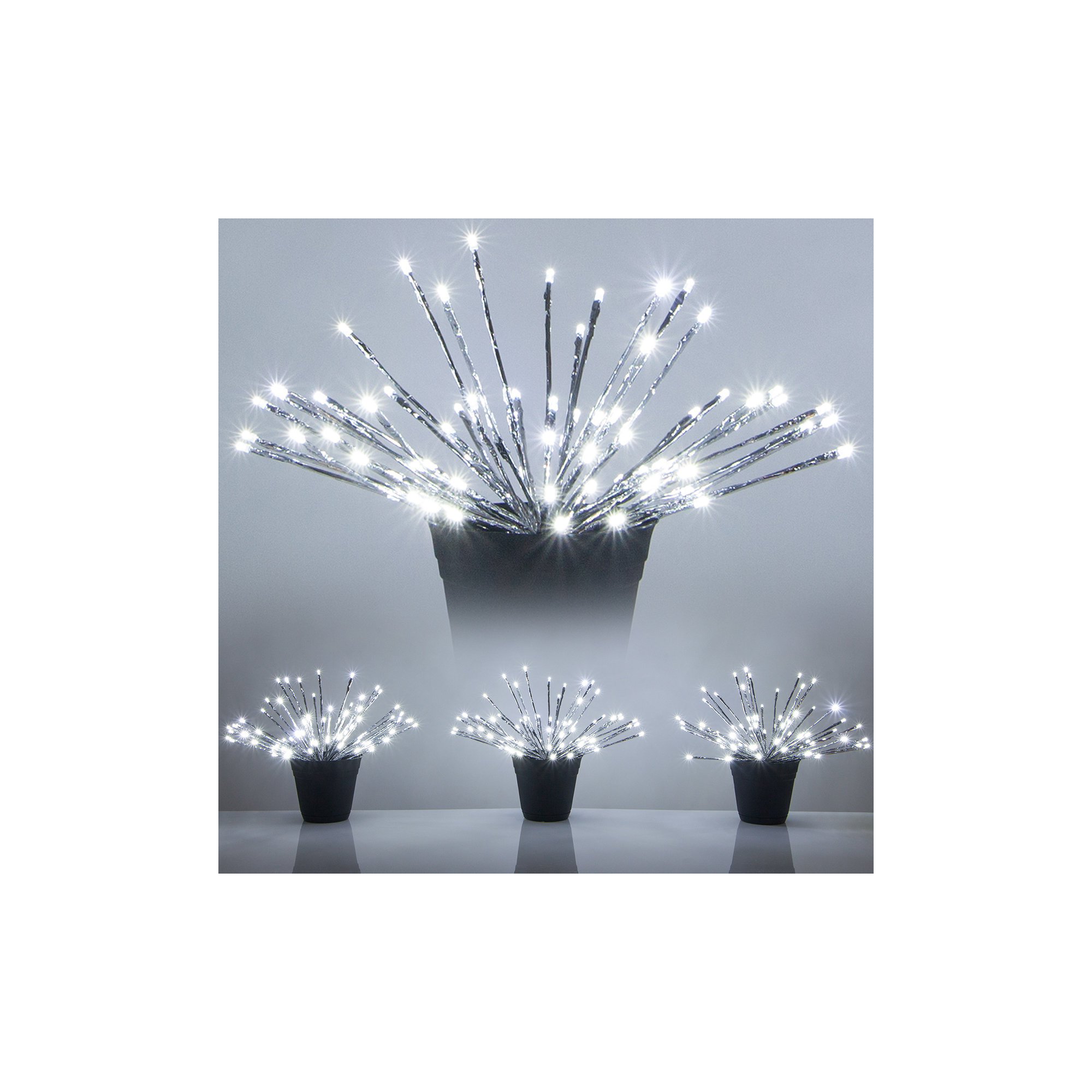 15'' LED Lighted Trees & Branches, Cool White
