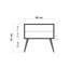 Rylie 60cm W Manufactured Wood Bedside Table