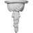 Tassel And Ribbon Marbleizing Accent Shelf