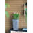 7.5X7.5X15" Cement Planter Small, Indoor Outdoor Garden Functional Decor-82146400
