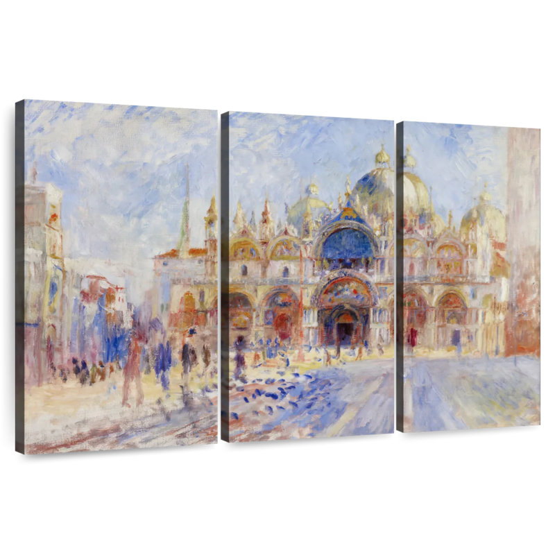 Sebbie, Piazza San Marco, Venise, H 20 po x l 33 po