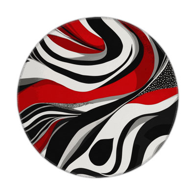 Velvet Whirl Indoor And Outdoor Area Rug