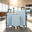 Valise à roulettes doubles 3 pièces avec poignée verrouillable Hardshell