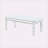 Silver Mirrored Coffee Table with Vintage Carved Elements