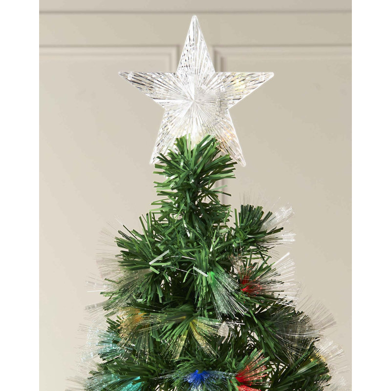 7' H Lighted Artificial Christmas Tree