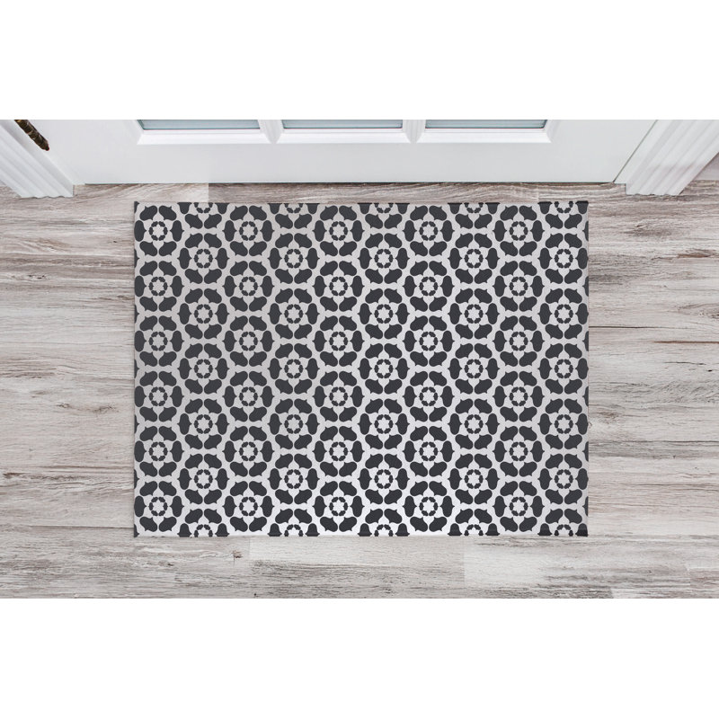 Paillasson Cleo, L 36 po x L 60 po, Gris anthracite