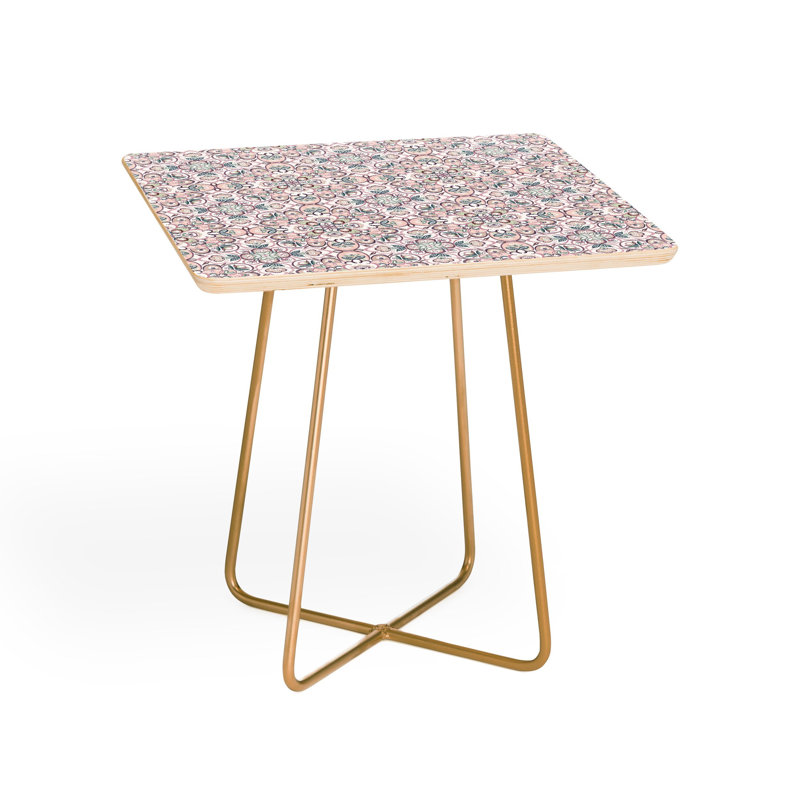 Table de bout à pieds croisés
