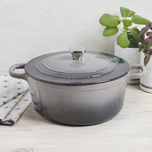 MasterPRO Non-Stick Cast Iron Round Dutch Oven & Reviews | Wayfair