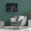 Landscape Black And White Botanical Landscape With Texture - Wrapped Canvas Print-798936445