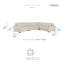 Canapé modulaire moderne et contemporain de 156 po Showstead-1384096218-1384096212