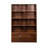 Tall Bookshelf With 10 Cubes And 3 Doors, 4-Tier Bookshelf, Open Shelf Bookcase With Cabinet, Modern Cube Storage Organizer For Living Room, And Office