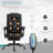 Vinsetto 7-Point Vibrating Massage Office Chair, High Back Executive Recliner With Lumbar Support, Footrest, Reclining Back, Adjustable Height-1062825121