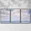 The Wave - 3 Piece Floater Frame Print on Canvas-2097530229-2100995377