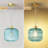 1 - Single Pendant Light With Stained Glass Shade-1003373190