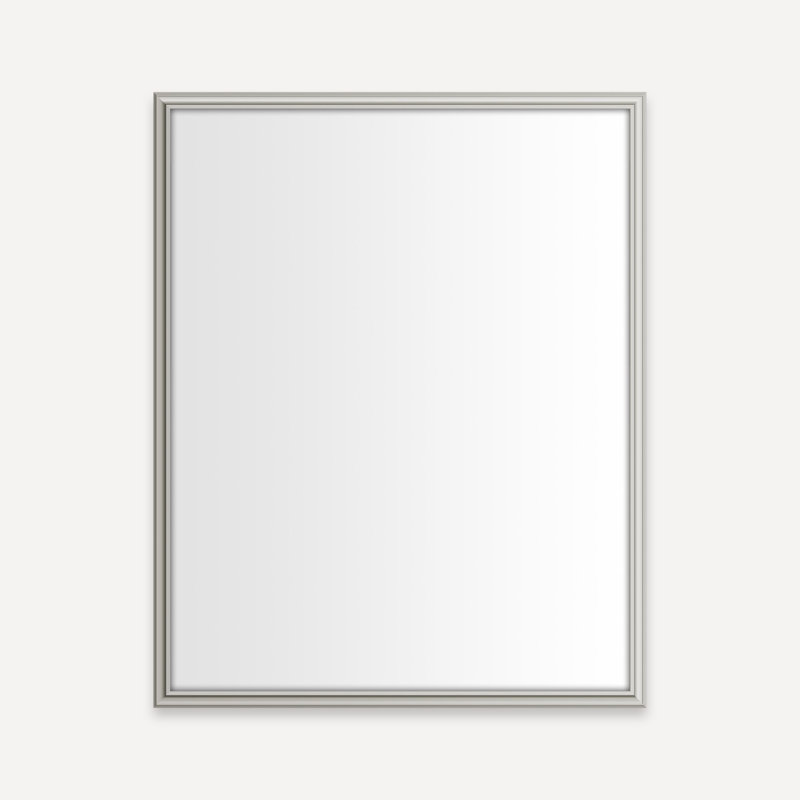 Main Line Cabinet, Polished Nickel, Rosemont, 30.06" H x 23.38" W x 5.31" D