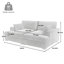 Bentura 210Cm Recessed Arms Modular Sleeper-1715917962