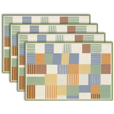 Rectangle Polyester Dining Table Placemat
