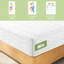 Grand matelas de 8 pouces, mi-ferme, respirant, ressorts ensachés, installation facile, chambre à coucher-2029733487