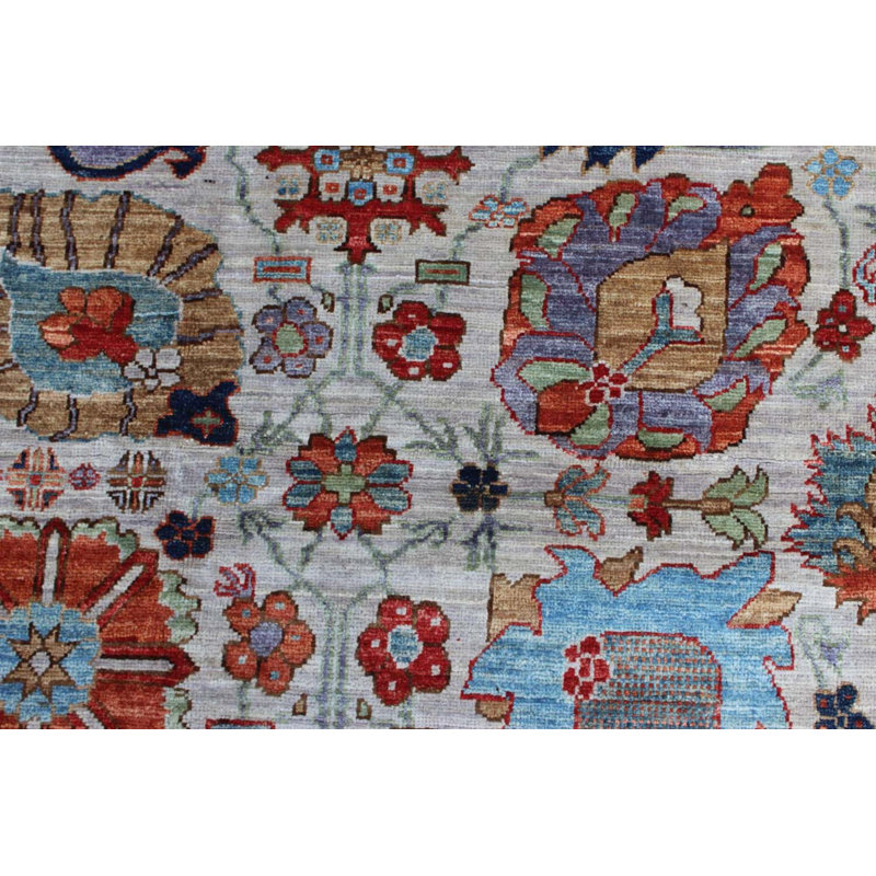 Transitional One-of-a-Kind Rectangle 8'1" X 10'4" Hand Knotted Area Rug