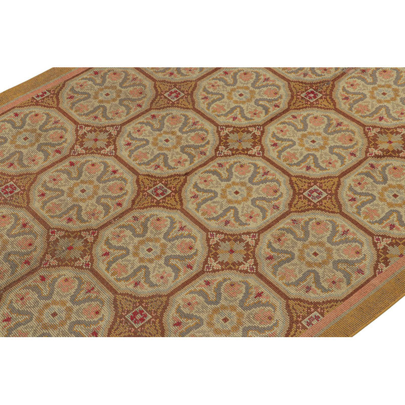 One-of-a-Kind 6'9" x 7'11" Hand Knotted Area Rug