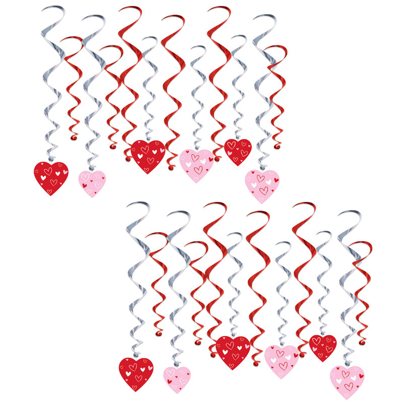 Valentine's Day Heart Whirls
