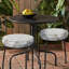 Decorative Indoor Outdoor Waterproof Round Cushion Cover, Patio Bar Stool UV Resistant Seat Cover-14790345
