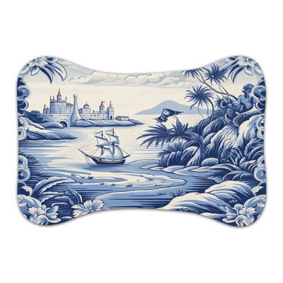 Tile Traditions - Tapis d'alimentation en os 1 pièce
