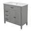 Meuble-lavabo de salle de bain avec lavabo-73189305