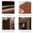 Walnut Solid Wood TV Cabinet Fireplace-117600331