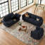 Ensemble de canapé modulaire en velours Ridoy-1833954398