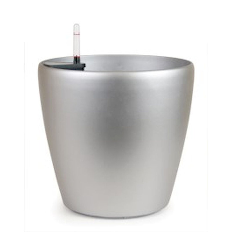 Warrnambool Nursery Pot, 10.25" H x 11" W x 11" D, Silver