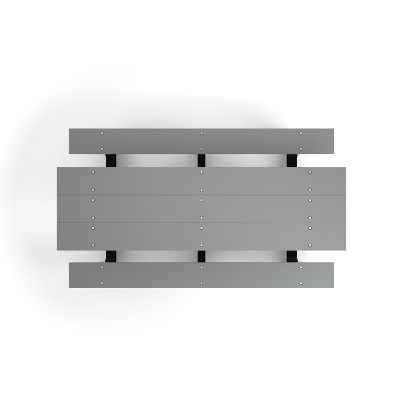 Table de pique-nique Park Place, Gris, H 30,5 po x l 96 po x P 58 po