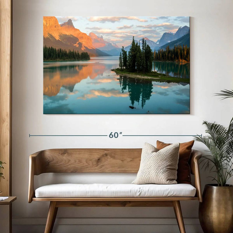 Alvord Maligne Lake Spirit Island, H 34 po x l 51 po