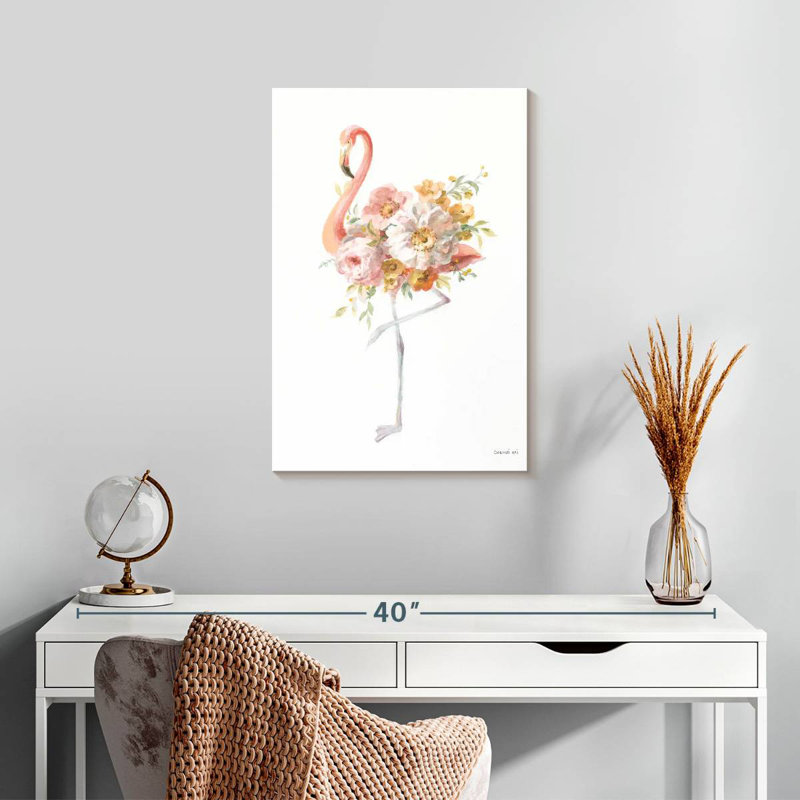 Flamant rose Brampt II, H 24 po x l 16 po