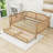 Wooden Daybed with 2 Drawers and Slats-116132808-116132811