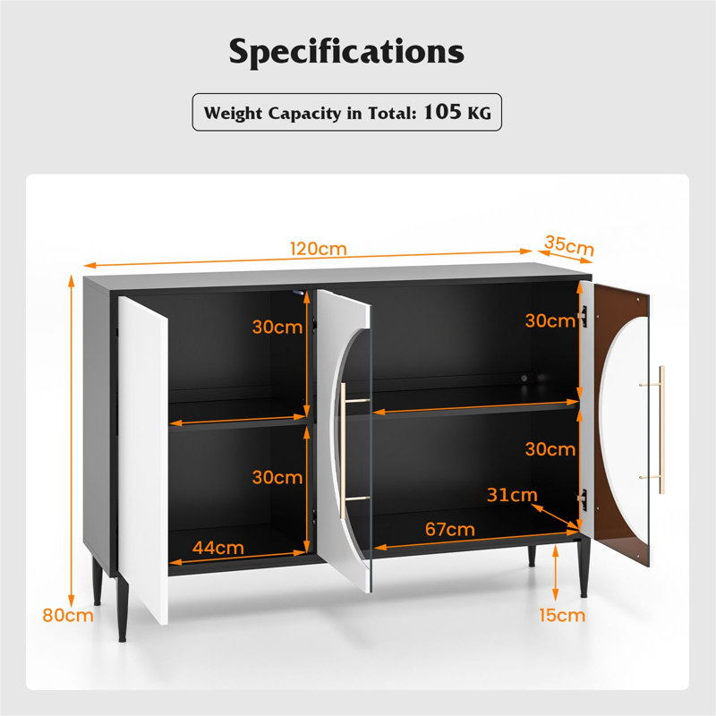 120cm Sideboard