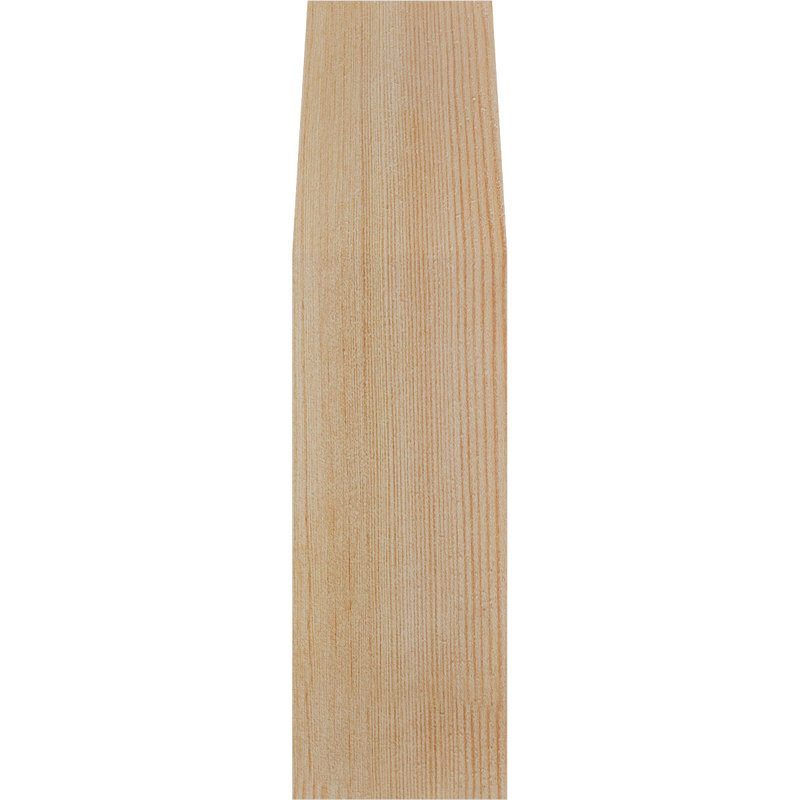 Attelle de genou lisse traditionnelle 3 1/2 po x P 6 po x H 14 po, sapin Douglas, H 14 po x l 3,5 po x P 6 po