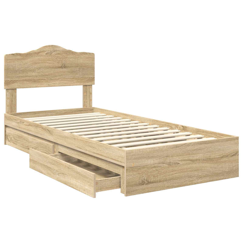 Bed, Sonoma Oak, Small Single (2'6)