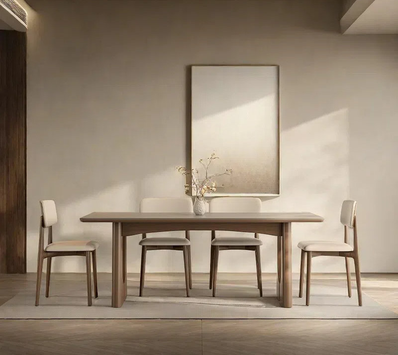 dujinlong home Light Luxury Durable Solid Wood Rock Table Sets. | Wayfair