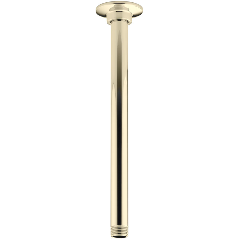 Ceiling Mount Showerarm, Vibrant French Gold