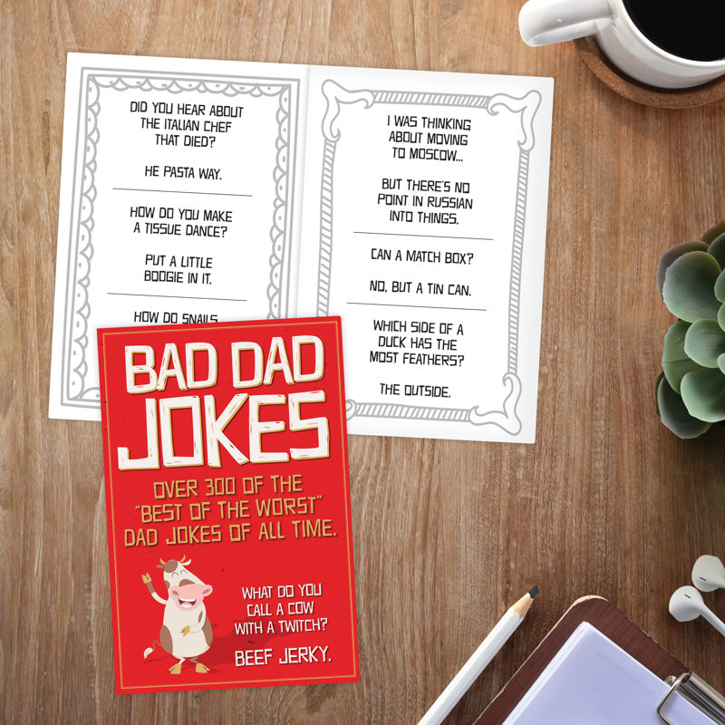 Bad Dad Jokes Paperback Book