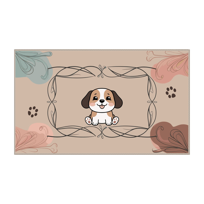 Tapis pour enfants East Urban Home, Rectangulaire 2 pi x 3 pi