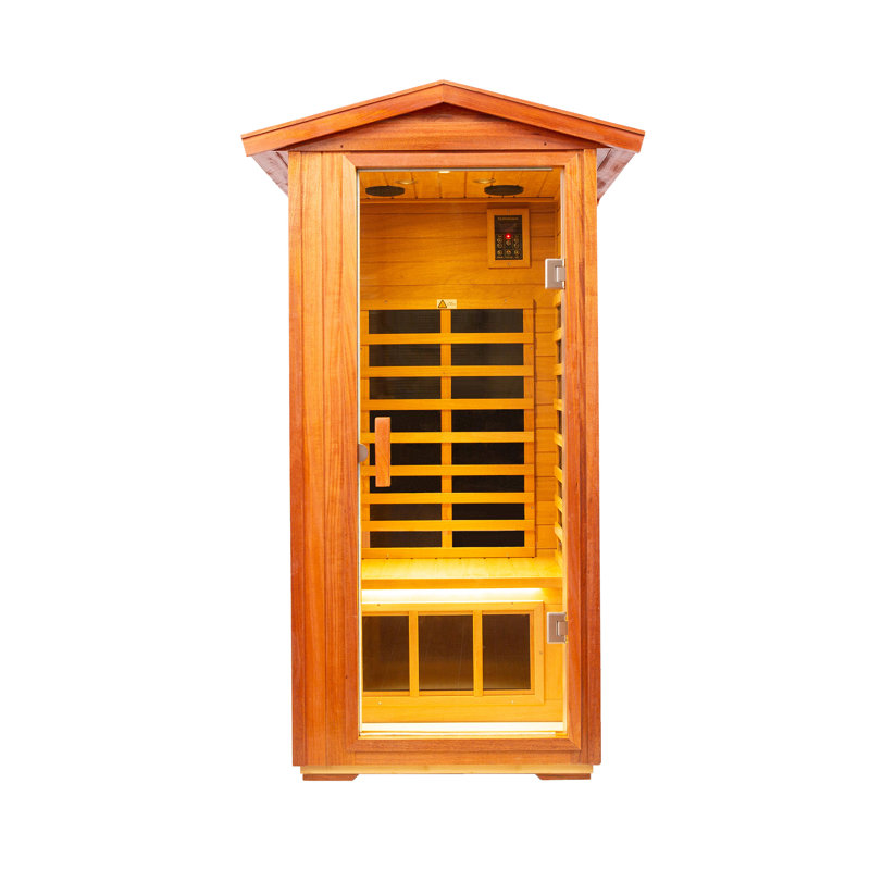 Sauna extérieur infrarouge lointain à une personne