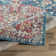 Tapis oriental bleu / rouge