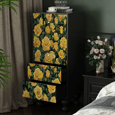 Retro American Style Romantic Accent Cabinet