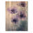 Lavender Anemone Serenity IV - Poppies Wooden Wall Art On Natural Pine Wood-333707029