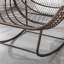 Chaise berçante d'extérieur en acier Alvan-604352855